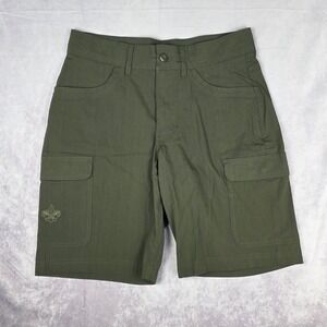 Boy Scouts of America BSA Shorts Mens 32 Green Centennial Uniform Cargo New